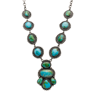 Sonoran Turquoise Lariat Necklace | Akee Douglas
