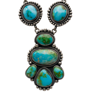 Sonoran Turquoise Lariat Necklace | Akee Douglas