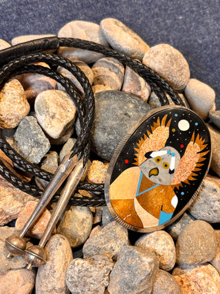 Owl Kachina Bolo | Calvin Desson