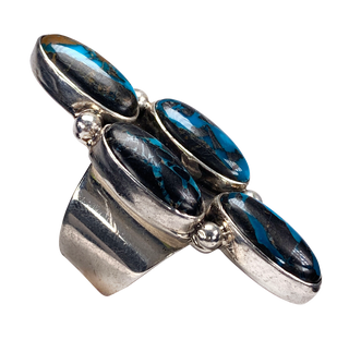 Kingman Turquoise Ring |  Artisan Handmade