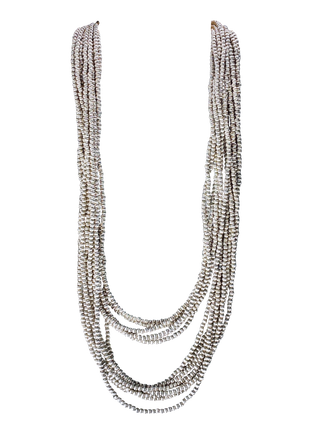 Sterling Silver 7-Strand Necklace | Artisan Handmade