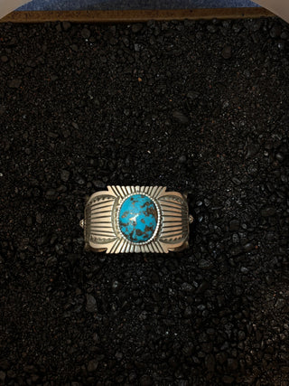 12 Gauge Persian Turquoise Cuff | Terry Martinez