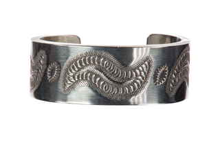 Sterling Silver Stamped Bracelet | Matthew Charley