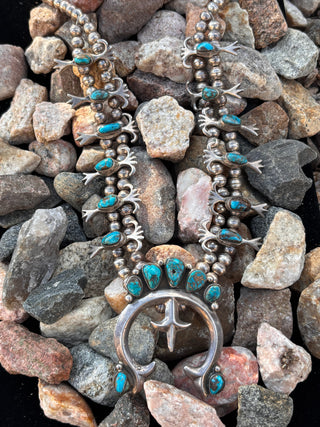 Vintage Bisbee Squash Blossom - Navajo Artist D.C.