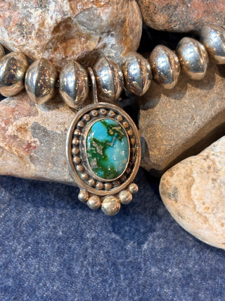 Sonoran Turquoise Squash Blossom Necklace | Lee Charley