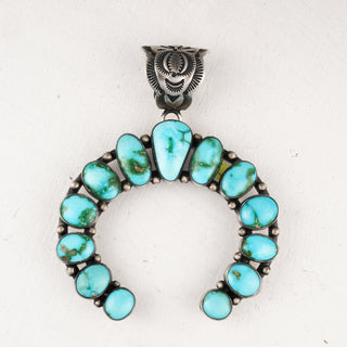 Sonoran Gold Turquoise Naja Pendant | Bernyse Chavez