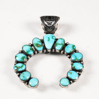Sonoran Gold Turquoise Naja Pendant | Bernyse Chavez