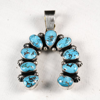 Golden Hills Turquoise Naja Pendant | Paul Livingston