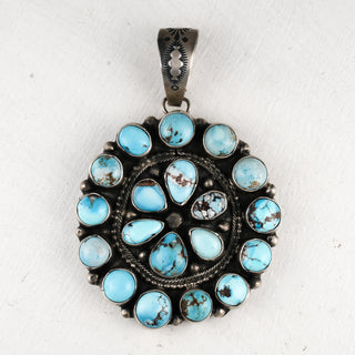 Golden Hills Turquoise Cluster Pendant | Ella Peter