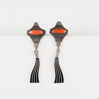 Mediteranean Coral Earrings | Jack & Mary Tom