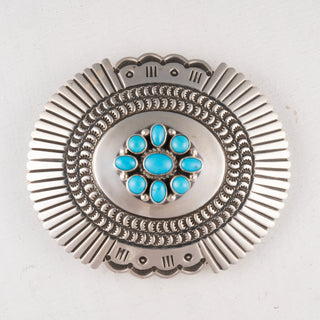 Sleeping Beauty Turquoise Belt Buckle | Andy Cadman