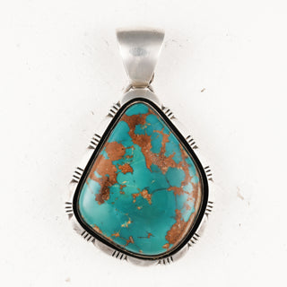 Tyrone Turquoise Pendant | Jimmy Secatero
