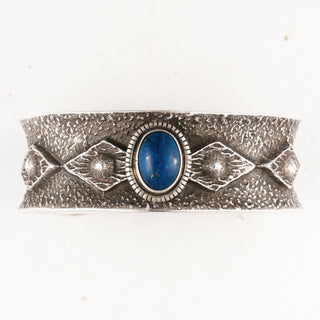Lapis Lazuli Tufa Cuff | Artisan Handmade
