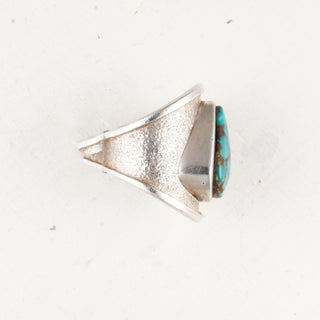 Blue Gem Turquoise Tufa Ring | Kelsey Jimmie