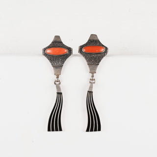 Mediteranean Coral Earrings | Jack & Mary Tom