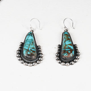 Pilot Mountain | Boulder Turquoise Pendant & Handmade Chain Necklace Set | Marcus Chavez