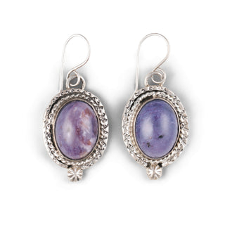 Charoite Earrings | Leigh Cleveland