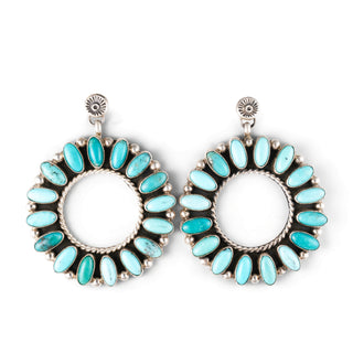 Campitos Turquoise Cluster Earrings | Chris Charley