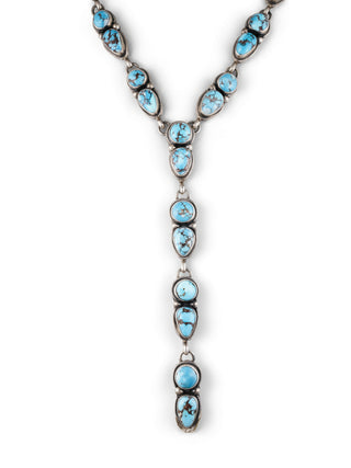 Golden Hills Turquoise Lariat Necklace | Kathleen Livingston