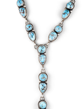 Golden Hills Turquoise Lariat Necklace | Kathleen Livingston