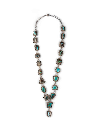 Miner's Sampler Turquoise Lariat Necklace | Kee Johnson