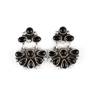 Black Onyx Earrings | Linda Yazzie