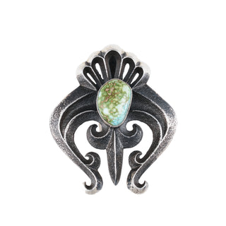Sonoran Gold Turquoise Tufa Naja Pendant | Floyd Parkhurst