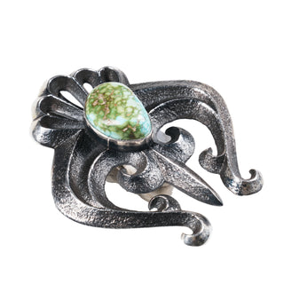 Sonoran Gold Turquoise Tufa Naja Pendant | Floyd Parkhurst
