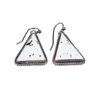 White Buffalo Turquoise Earrings | Fred Guerro Jr.