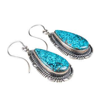 High Grade Kingman Turquoise Earrings | Melvin Francis