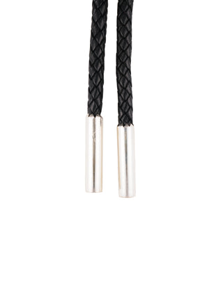 Kingman Turquoise, Spiny Oyster Shell, Ivory, Coral, & Ironwood Bolo Tie | David Tune