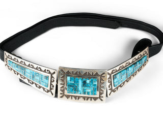 Kingman Turquoise & Ithca Peck Turquoise Belt | Tommy Jackson