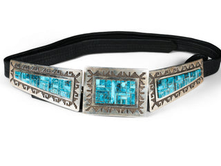 Kingman Turquoise & Ithca Peck Turquoise Belt | Tommy Jackson