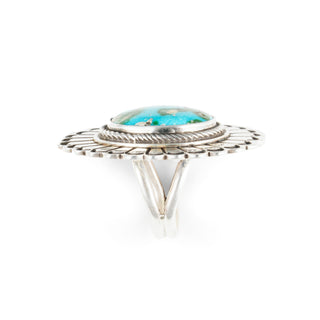 Sonoran Turquoise Concho Ring | Tommy Jackson
