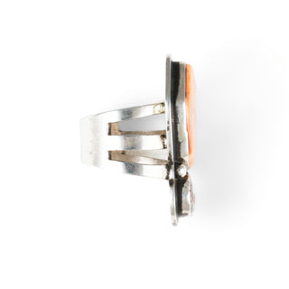 Golden Hills Turquoise & Spiny Oyster Shell Ring | Tommy Jackson