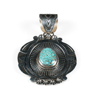 Number Eight Turquoise Pendant | Rick Werito