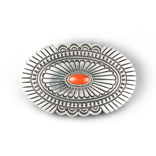 Coral Belt Buckle | Tsosie O. White