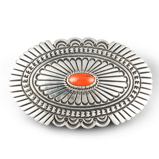Coral Belt Buckle | Tsosie O. White