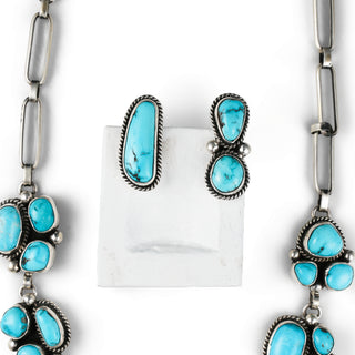 Castle Dome Turquoise Necklace & Earring Set | Mary Ellen