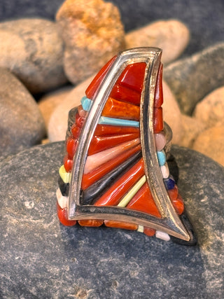 Cobblestone Inlay Ring | David Tune