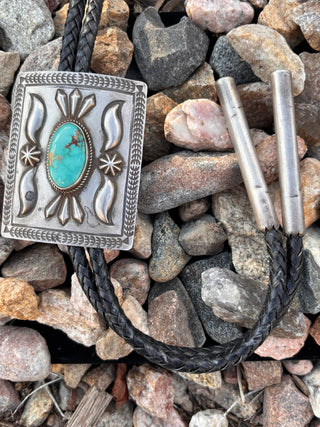 Royston Turquoise Square Bolo - Julian Chavez