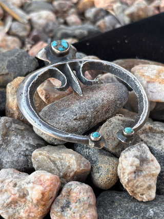 Vintage Persian Turquoise Naja Pendant