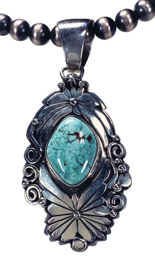 Dry Creek Turquoise Pendant | Artisan Handmade