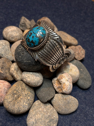 12 Gauge Persian Turquoise Cuff | Terry Martinez
