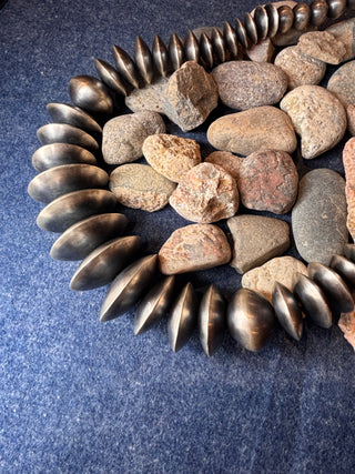 Handmade Graduated Navajo Pearl Necklace | Tustin Daye