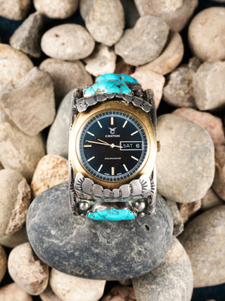 Vintage Fox Turquoise Trucker Watch | Bernyse Chavez
