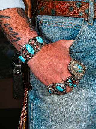 Old Pawn Turquoise Cuff | Artisan Handmade