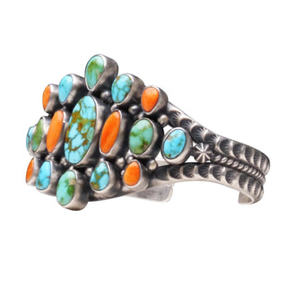 Kingman & Sonoran Turquoise with Spiny Oyster Shell Bracelet | Diane Wylie