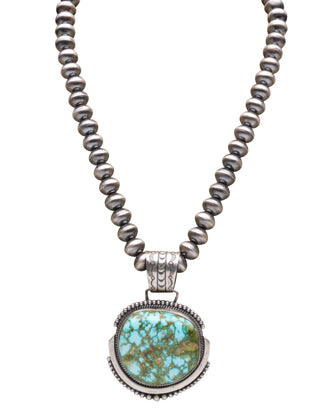 Sonoran Gold Pendant & Navajo Pearls Necklace Set | Diane Wylie
