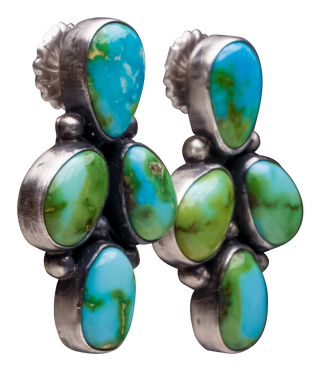 Sonoran Gold Turquoise Earrings | A. Martin